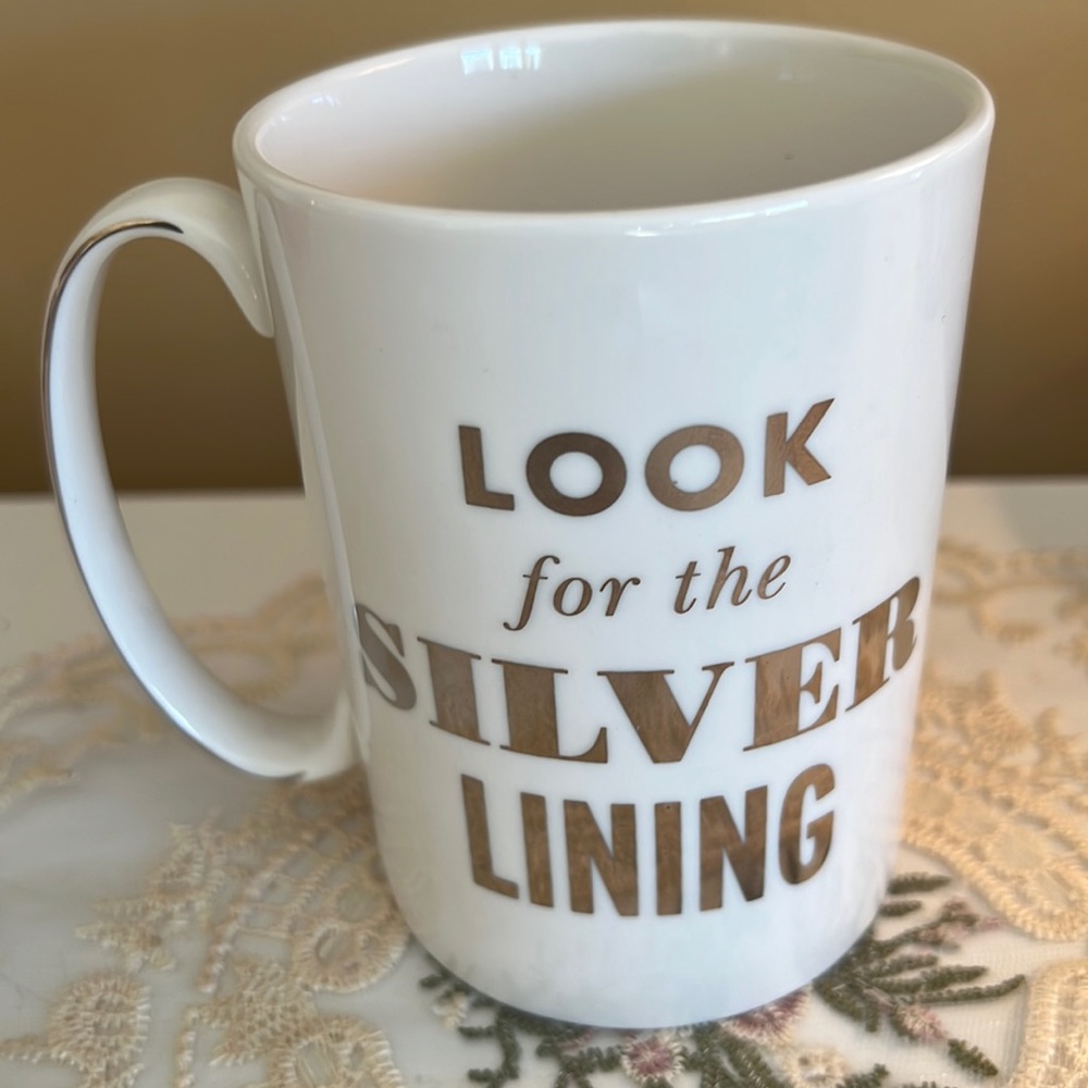 Kate Spade New York “Look for the silver lining” mug